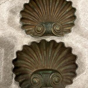 Two 19th Century Cast Iron Shells